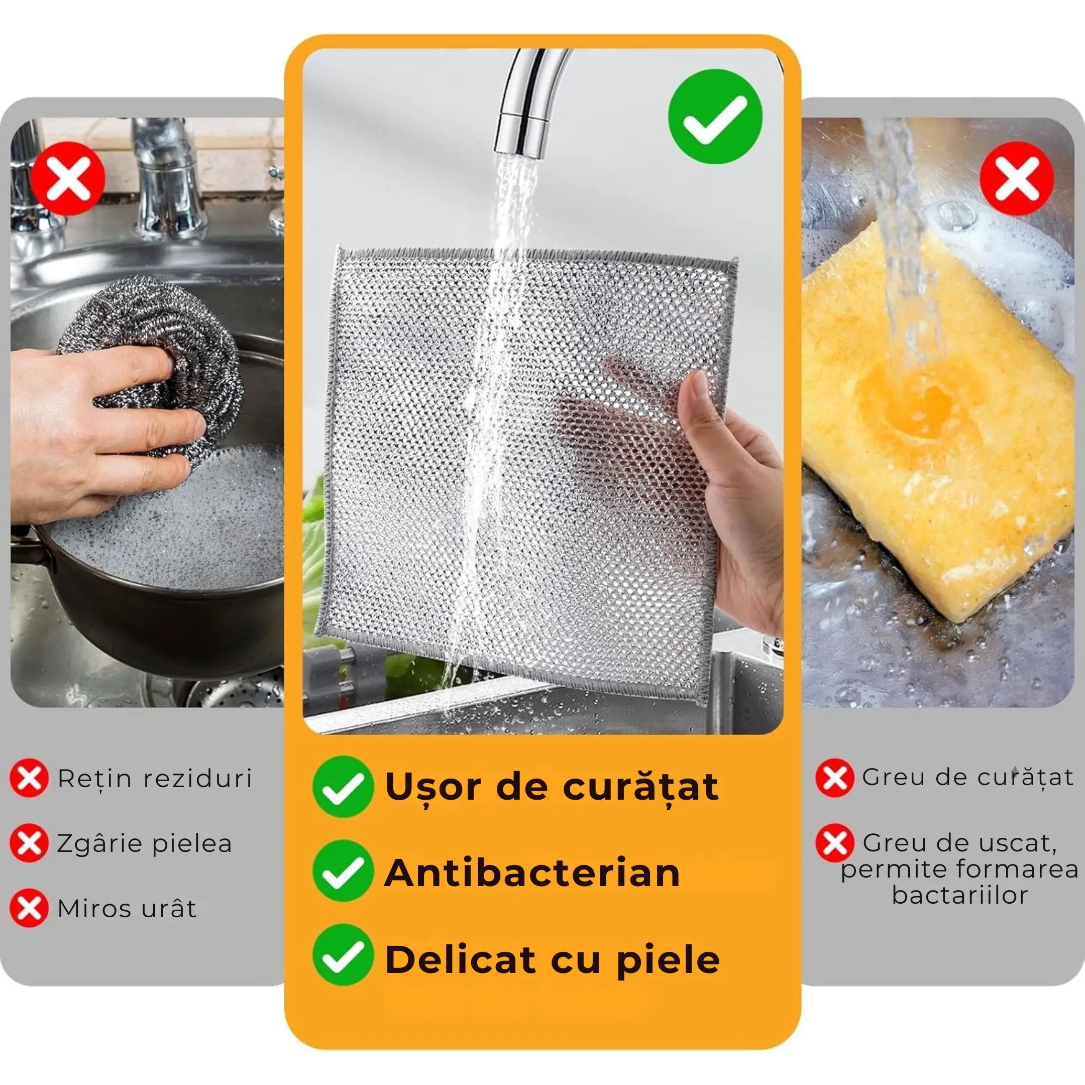 Set 5 Lavete Abrazive