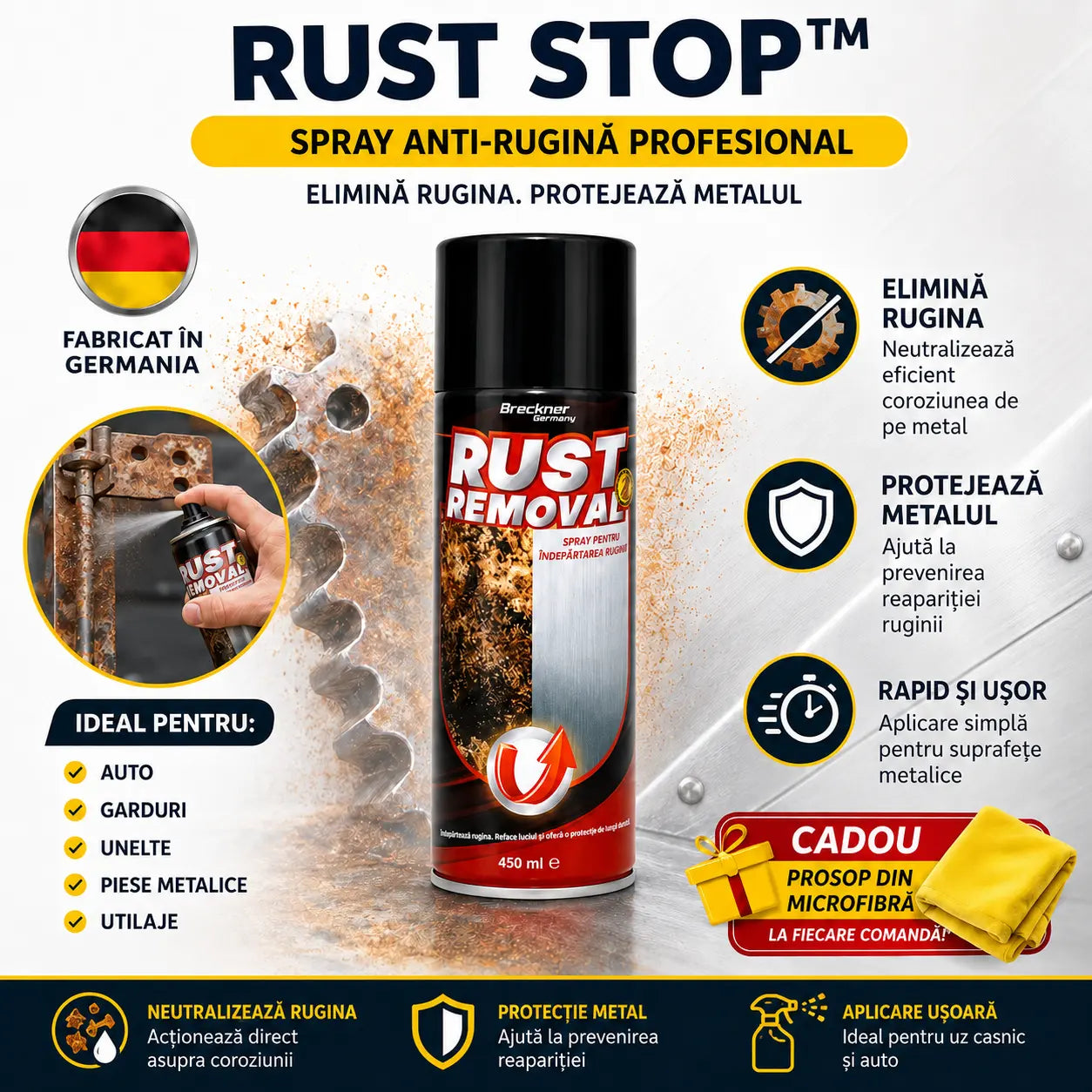 Spray Anti-Rugină RUST STOP